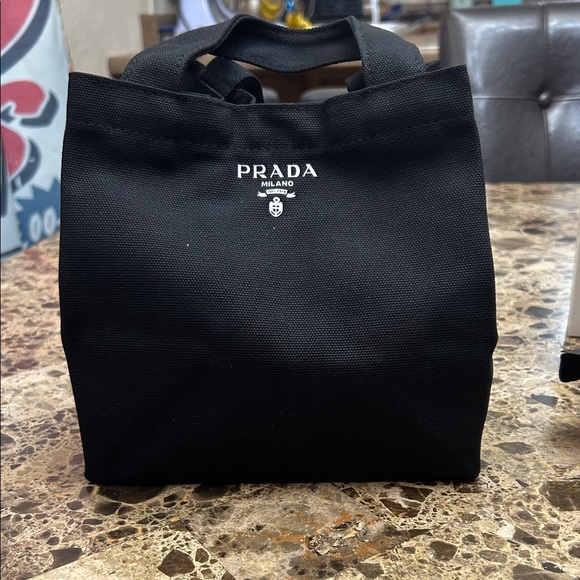 Prada Black Canvas Men's Tote - Picture 1 of 4